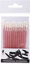 Fragrances, Perfumes, Cosmetics Lipstick Applicator, sparkling pink, 12pcs - Ibra