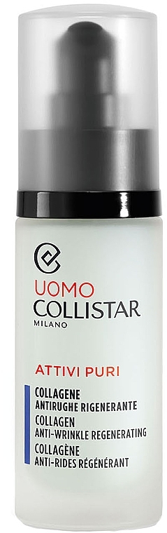 Regenerating Collagen Face Concentrate - Collistar Uomo Attivi Puri Collagen Anti-Wrinkle Regenerating — photo N1