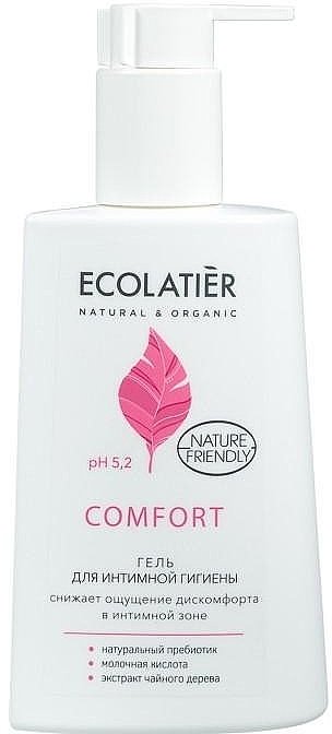 Intimate Wash Gel with Lactic Acid & Probiotic - Ecolatier Comfort — photo N1