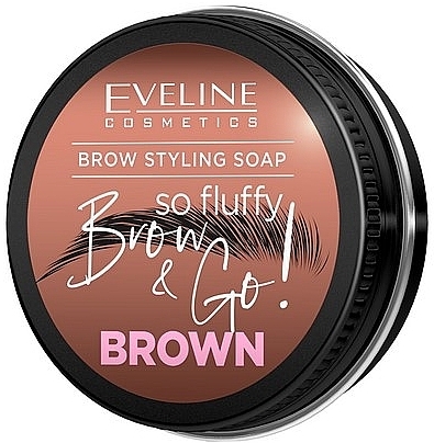 Eveline Cosmetics Brow & Go Brow Styling Soap - Brow Soap — photo N1