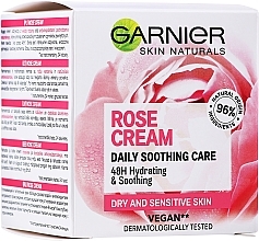 Face Cream - Garnier Skin Naturals Botanical Rose Water — photo N1