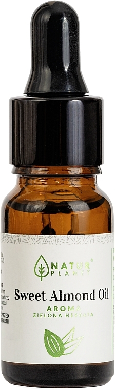 GIFT! Sweet Almond Oil with Green Tea Scent - Natur Planet — photo N1