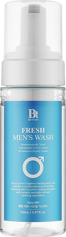 Men Intimate Wash Foam - Benton Fresh Men's Wash — photo N1