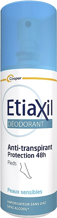 Antiperspirant-Deodorant Foot Spray "Protection 48 hours" - Etiaxil Anti-Perspirant Deodorant Protection 48H Feet Spray — photo N1