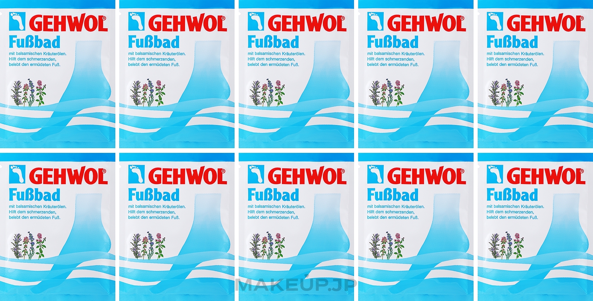 Foot Bath - Gehwol Fussbad — photo 10 x 20 g