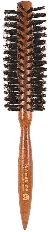 Round Hair Brush,498952, 40 mm - Inter-Vion Natural Wood — photo N1