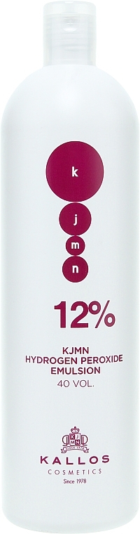 Hair Peroxide Emulsion 12% - Kallos Cosmetics KJMN Hydrogen Peroxide Emulsion — photo N6