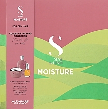 Fragrances, Perfumes, Cosmetics Set - Alfaparf Semi di Lino Moisture Holiday Kit 2022 