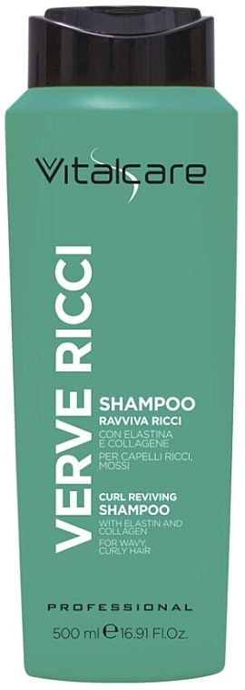 Curly and Wavy Hair Shampoo - Vitalcare Professional Verve Ricci Shampoo — photo N1