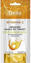 Fragrances, Perfumes, Cosmetics Brightening Face Cream Mask with Vitamin C - Delia Beauty Mask