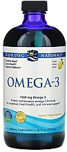Dietary Supplement with Lemon Taste in Liquid "Omega 3" - Nordic Naturals Omega-3 Lemon Flavor — photo N3