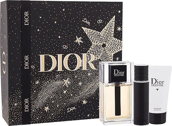 Dior Xmas New Dior Homme Jewel Box - Set (edt/100ml + edt/10ml +sh/gel/50ml) — photo N1