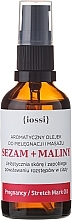 Fragrances, Perfumes, Cosmetics Massage Oil "Sesame & Raspberry" - Iossi Stretch Mark Oil