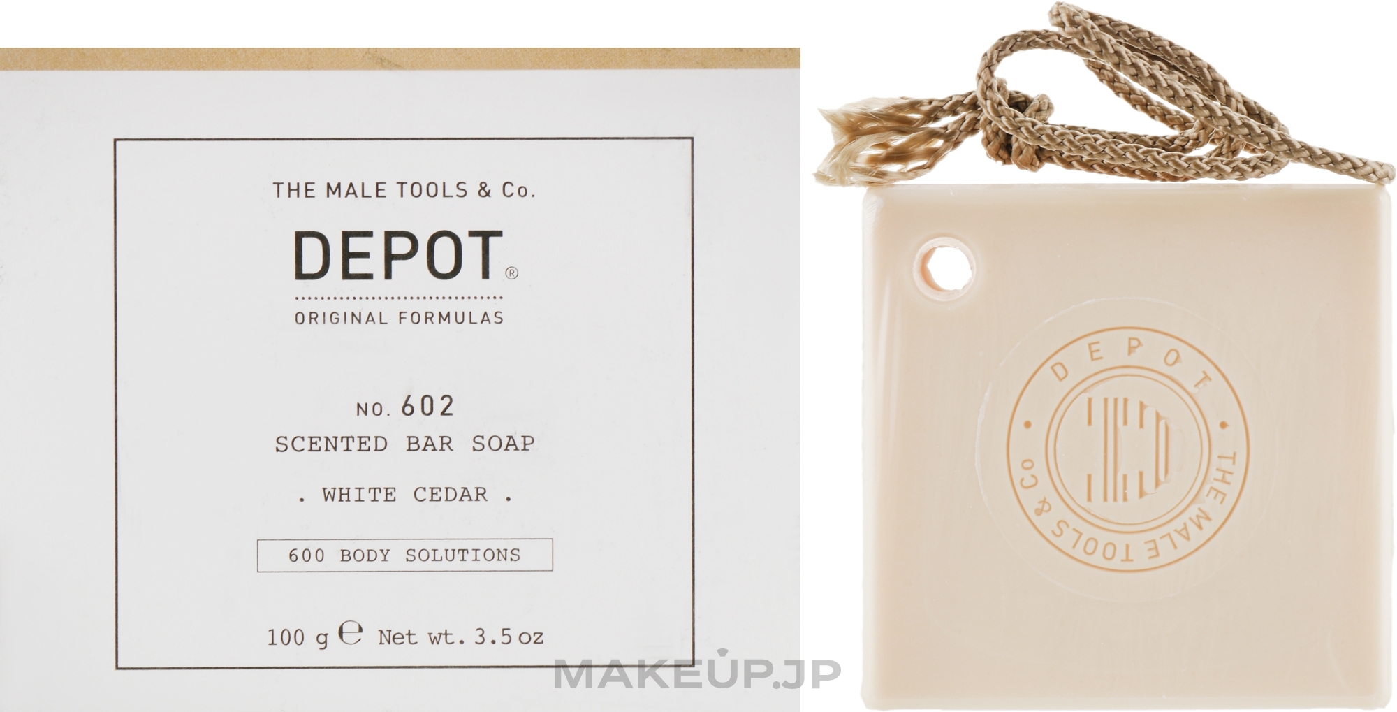 White Cedar Body Soap - Depot Body Solutions № 602 Scented Bar Soap White Cedar — photo 100 g