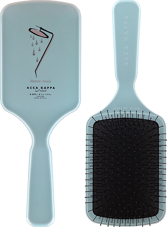 Large Hair Brush - Acca Kappa Brush Large Shower Racket Hair — photo N1