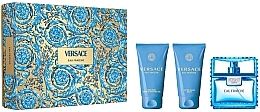 Fragrances, Perfumes, Cosmetics Versace Man Eau Fraiche - Set (edt/50ml+sh/gel/50ml+ash/balm/50ml)