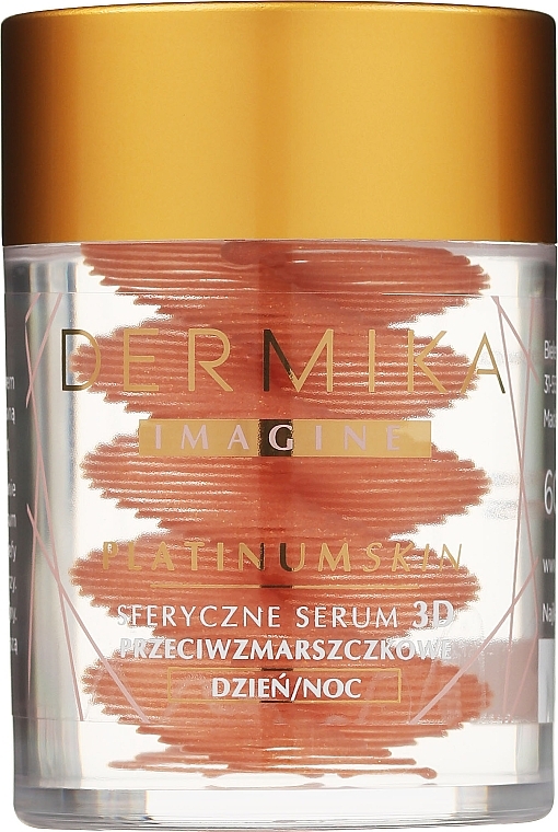 Anti-Wrinkle Serum - Dermika Imagine Platinum Skin Sferyczne Serum — photo N2