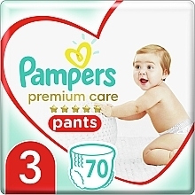 Fragrances, Perfumes, Cosmetics Nappy Pants, size 3 (6-11 kg), 70 pcs - Pampers Premium Care Pants