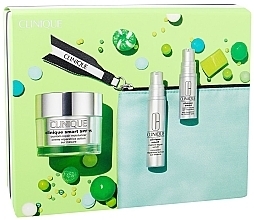 Fragrances, Perfumes, Cosmetics Set - Clinique Smart Gift Set (cr/50ml + ser/10ml + eye/cr/5ml + pouch)