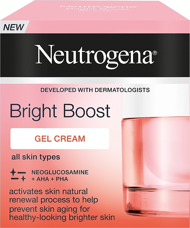 Brightening Facial Cream Gel - Neutrogena Bright Boost Gel Cream — photo N2