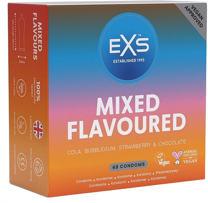 Condoms - EXS Mixed Flavor Condoms — photo N1