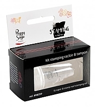 Stamping Set - Peggy Sage Scraper & Stamp Nail-Stamping Kit — photo N5