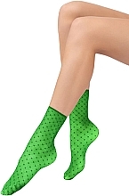 Sofia Women Socks, electric green - Veneziana — photo N1