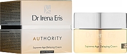 Fragrances, Perfumes, Cosmetics Face Cream - Dr Irena Eris Authority Supreme Age Delaying Cream