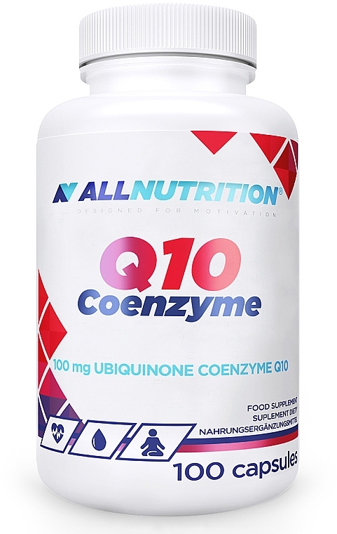 Coenzyme Q10 Dietary Supplement, 100 Caps - Allnutrition Coenzyme Q10 — photo N1