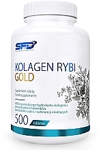 Fish Collagen Dietary Supplement, 500 Tablets - SFD Nutrition Collagen Fish Gold — photo N1