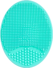 Fragrances, Perfumes, Cosmetics Silicone Face Cleansing Sponge, PF-60, turquoise - Puffic Fashion