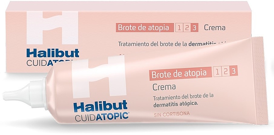 Cream for Atopic Skin with Eczema, protection degree 3 - Halibut CuidAtopic — photo N1