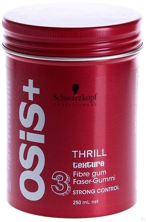 Hair Styling Fiber Wax - Schwarzkopf Professional Osis + Thrill Texture Fibre Gum — photo N1