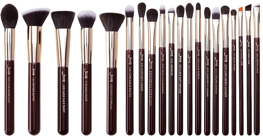 Makeup Brush Set, T281, 20 pcs - Jessup — photo N1