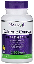 Fragrances, Perfumes, Cosmetics Omega with Lemon Flavor, 2400mg - Natrol Omega Extreme Heart Health
