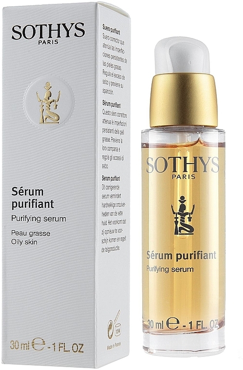 Cleansing Sebum-Regulating Serum - Sothys Purifying Serum Oily Skin — photo N1