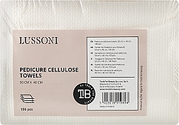Fragrances, Perfumes, Cosmetics Disposable Pedicure Cellulose Towels - Lussoni Pedicure Cellulose Towels