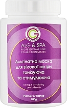 Fragrances, Perfumes, Cosmetics Toning & Stimulating Alginate Mask for Mature Skin - ALG & SPA Professional Line Collection Masks Tonic and Stimulating Peel off Mask