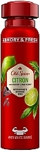 Deodorant Spray - Old Spice Citron Antiperspirant & Dezodorant Spray — photo N1