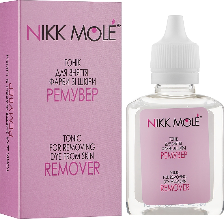 Color Stain Removing Tonic - Nikk Mole Tonic For Removing Dye From Skin — photo N9