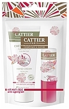 Fragrances, Perfumes, Cosmetics Set - Cattier Anti-Ageing Kit Hands & Lips Organic (h/cr/30ml + lip/balm/4g)