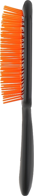 Hairbrush, black with orange - Janeke Superbrush — photo N2