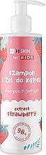 Kids Shampoo & Shower Gel 2in1 "Strawberry & Raspberry" - HiSkin Kids — photo N1