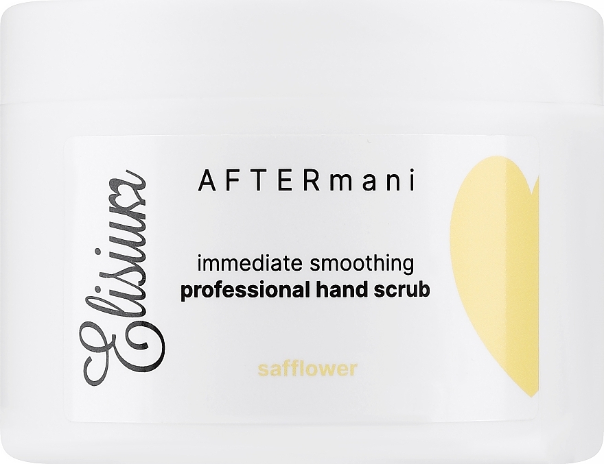 Floral Hand Scrub - Elisium AFTERmani Immediate Smoothing Professional Hand Scrub Safflower — photo N1