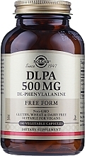 Dietary Supplement "Amino Acid Complex" 500mg - Solgar DLPA DL-Phenylalanine — photo N2