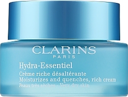 Fragrances, Perfumes, Cosmetics Moisturizing Cream for Dry Skin - Clarins Hydra-Essentiel Rich Cream
