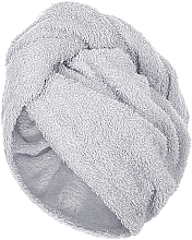 Microfiber Turban, grey - Deni Carte — photo N1