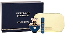 Versace Pour Femme Dylan Blue - Set (edp/100ml + edp/10ml + pouch) — photo N2