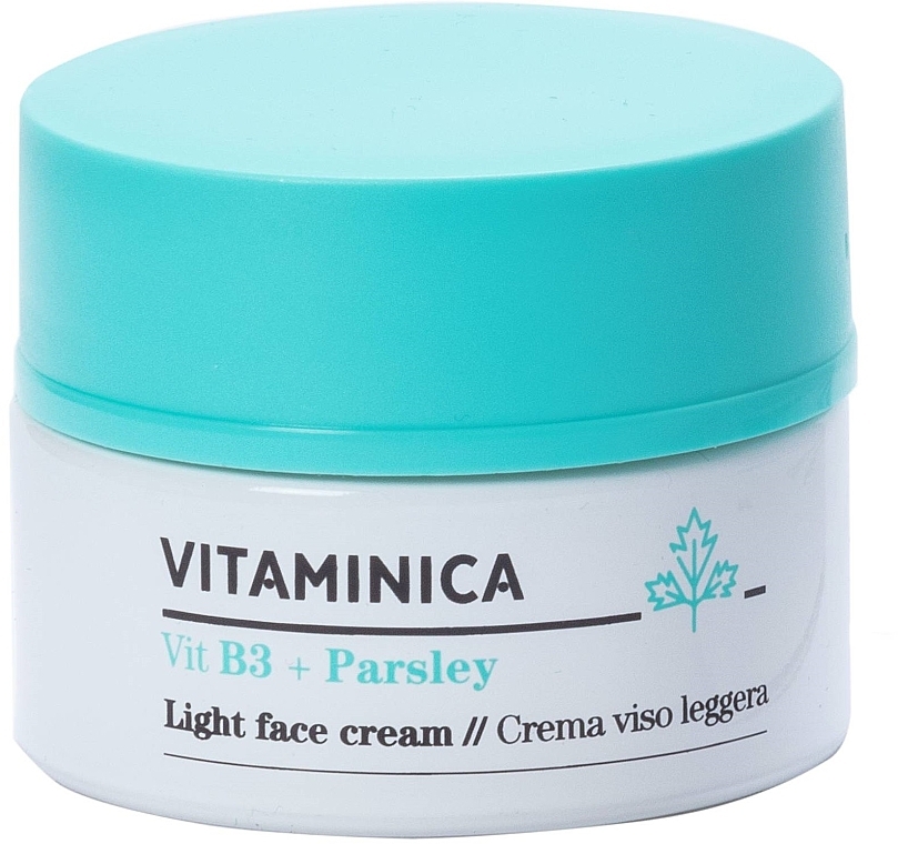 GIFT! Light Face Cream - Bioearth Vitaminica Vit B3+ Parsley Light Face Cream (sample) — photo N1