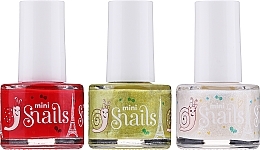 Fragrances, Perfumes, Cosmetics Nail Polish Set - Snails Festive Mini